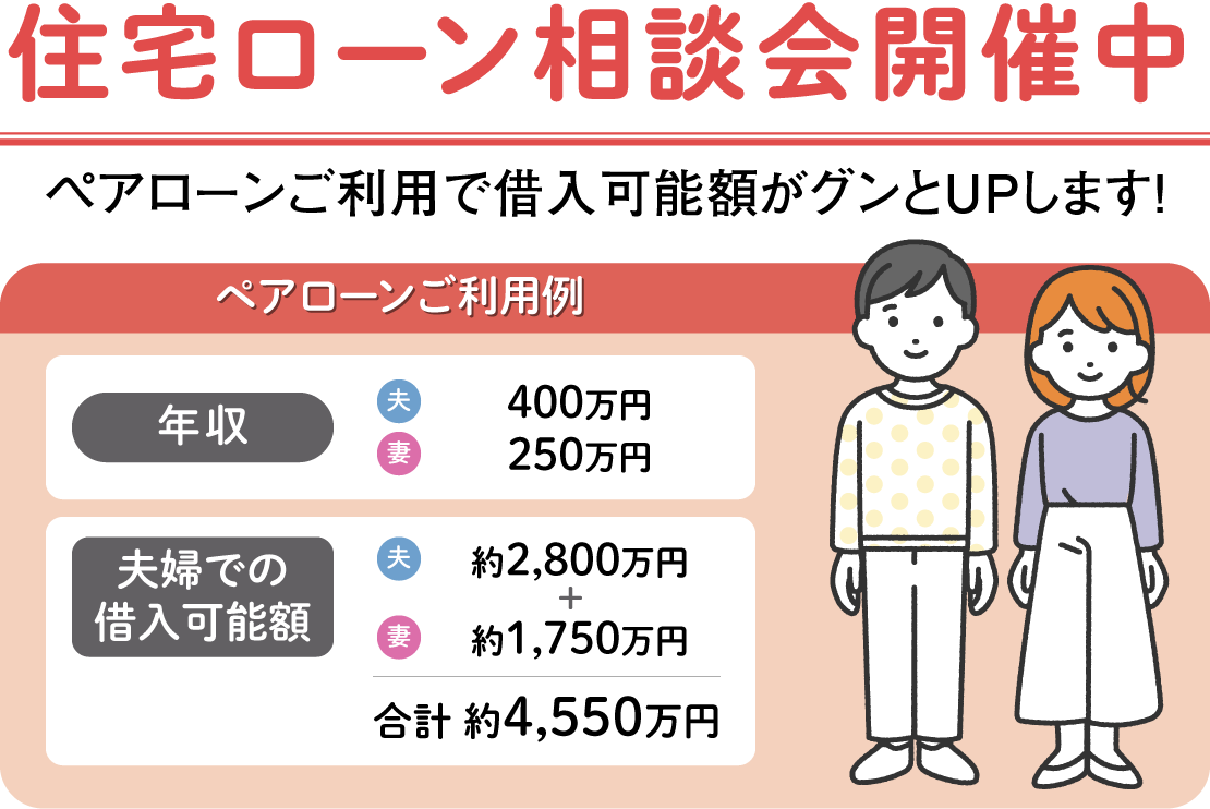 ペアローンのイメージ
